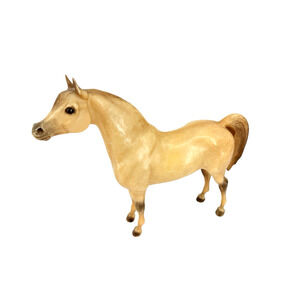 Breyer Traditional Proud Arabian Stallion Horse Light Dapple Gray Mold #211